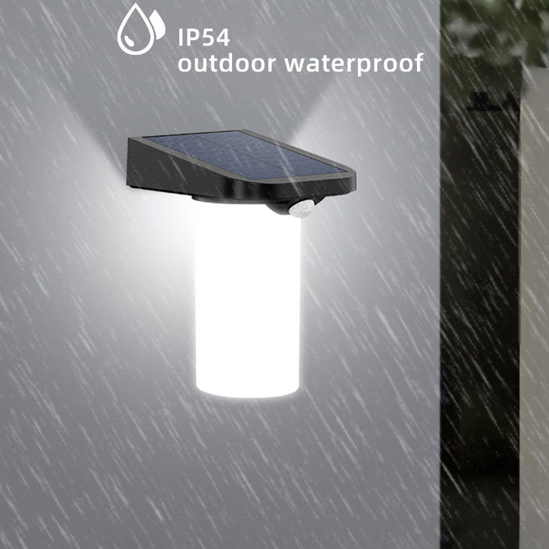 Lâmpada de parede LED exterior 6w Sensor de movimento de luz branca lâmpada de parede para varandas jardins pátios quintal