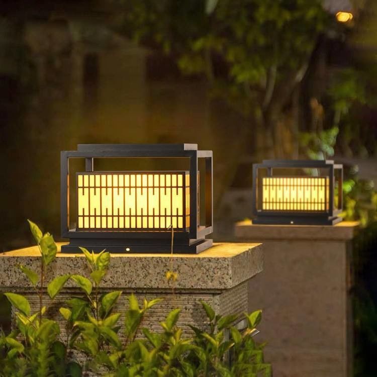 Iluminação de cerca de jardim ao ar livre com 80 CRI e 3500K temperatura de cor branca quente