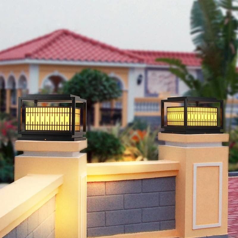 Iluminação de cerca de jardim ao ar livre com 80 CRI e 3500K temperatura de cor branca quente