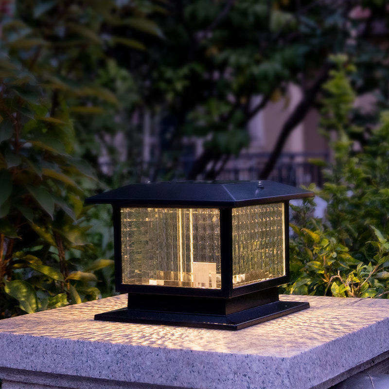 Lâmpada solar LED à prova d'água para casa rural jardim entrada pátio exterior