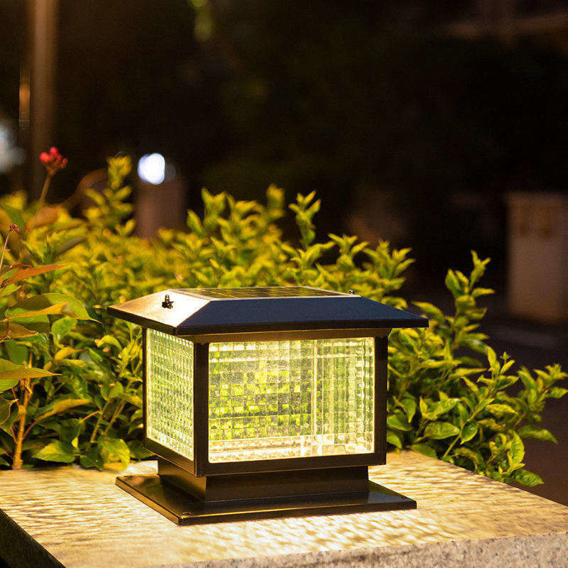 Lâmpada solar LED à prova d'água para casa rural jardim entrada pátio exterior
