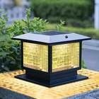 Lâmpada solar LED à prova d'água para casa rural jardim entrada pátio exterior