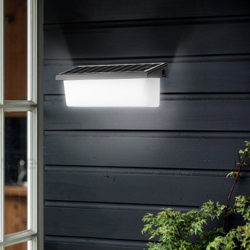 Villa Hotel Outdoor Garden Solar LED Wall Light com sensor de movimento e controle remoto