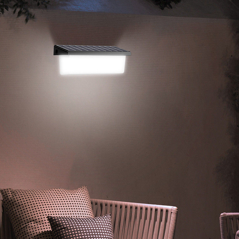 Villa Hotel Outdoor Garden Solar LED Wall Light com sensor de movimento e controle remoto