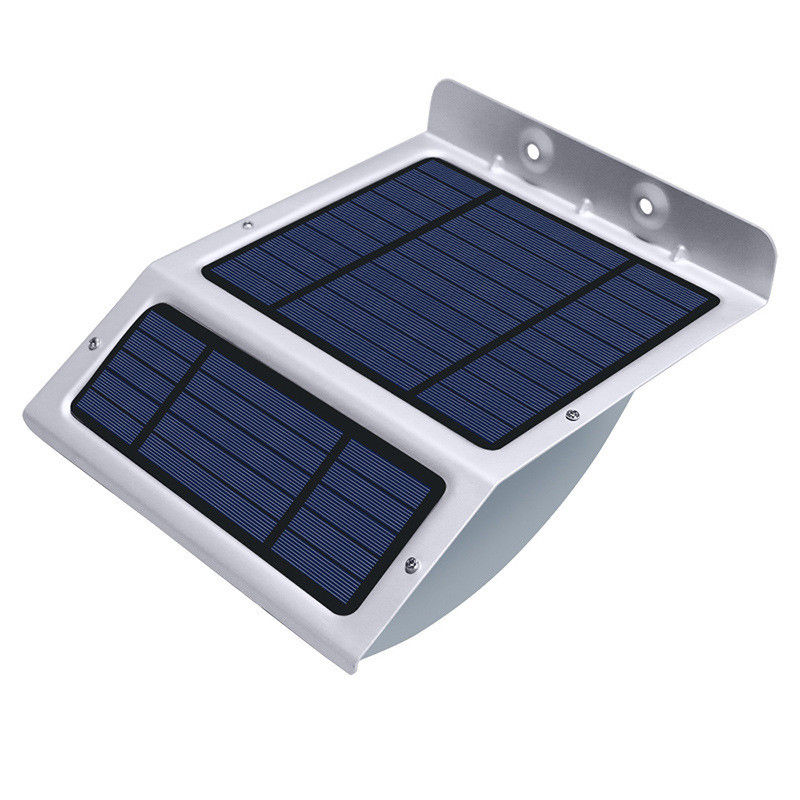 Lâmpada LED solar de aço inoxidável montada na parede para o mercado de publicidade ao ar livre