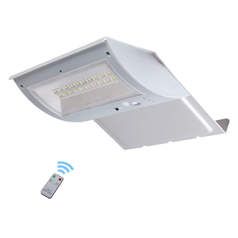 Lâmpada LED solar de aço inoxidável montada na parede para o mercado de publicidade ao ar livre