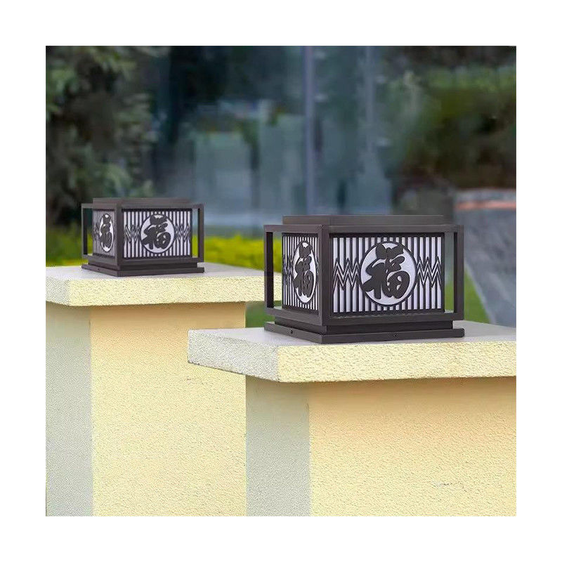 Lâmpadas de pilar à prova d'água LED criativas vintage para casa Vila pátio varanda exterior