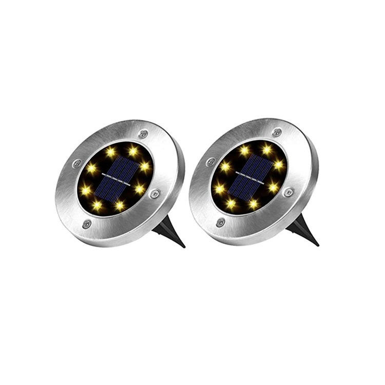 Iluminação de jardim exterior com energia solar LED Iluminação de paisagem LED Fonte de luz LED para gramado exterior