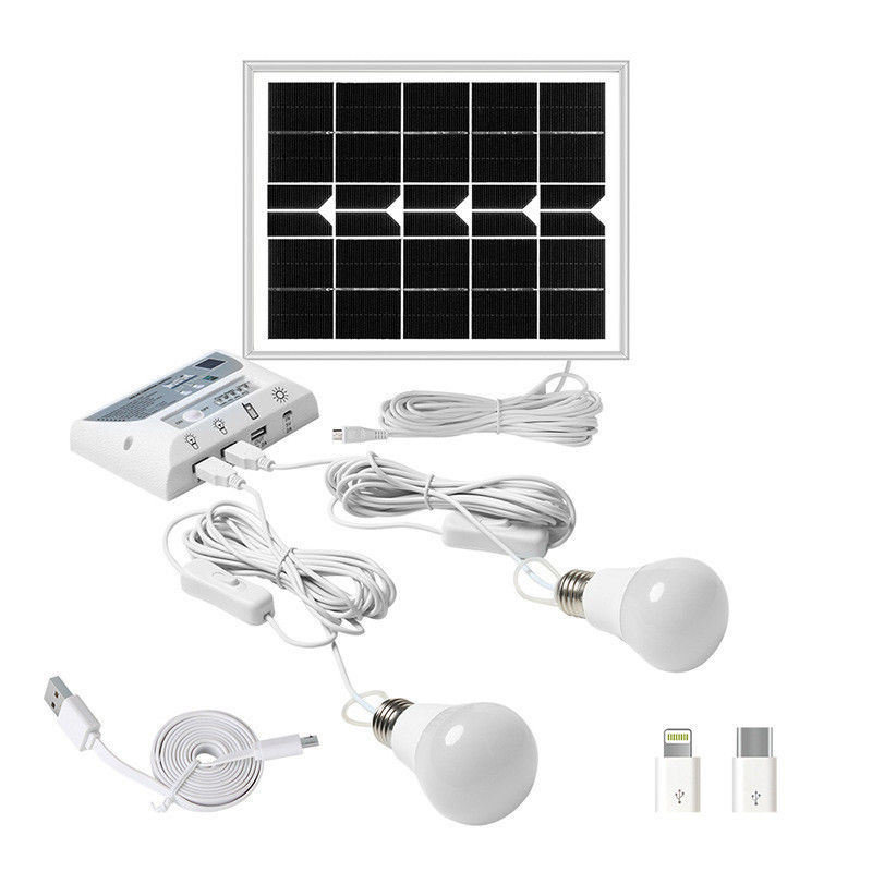 IP44 Painéis solares para pátio jardim varanda acampamento 50000 horas de tempo de trabalho