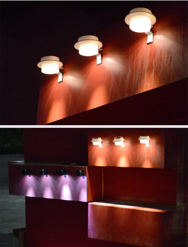 80 Ra Índice de Representação de Cores Fornecimento de Energia Solar Parede de Jardim Exterior LED Iluminação de vedação solar