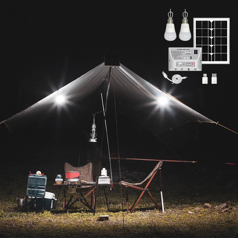 IP44 Painéis solares para pátio jardim varanda acampamento 50000 horas de tempo de trabalho