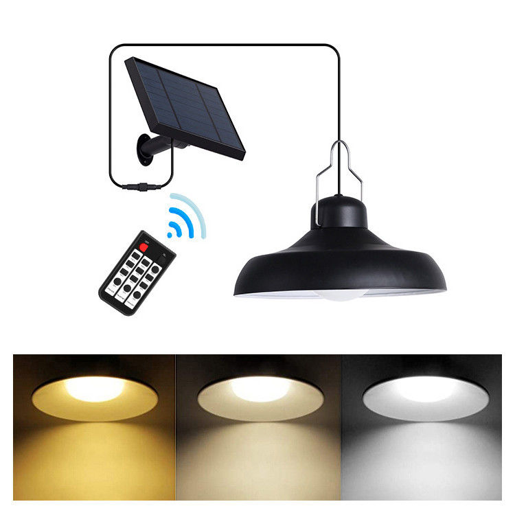 18PCS 0.2W COB LED Solar Pendant Light para Shed Jardim Economia de energia e impermeável