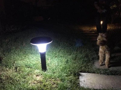 IP65 Lanterna exterior decorativa Porta de pedra Luz de pilar solar com suporte dimmer