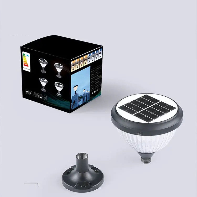 50000 Horas de Tempo de Trabalho Iluminação solar de poste Iluminação de paisagem para exterior