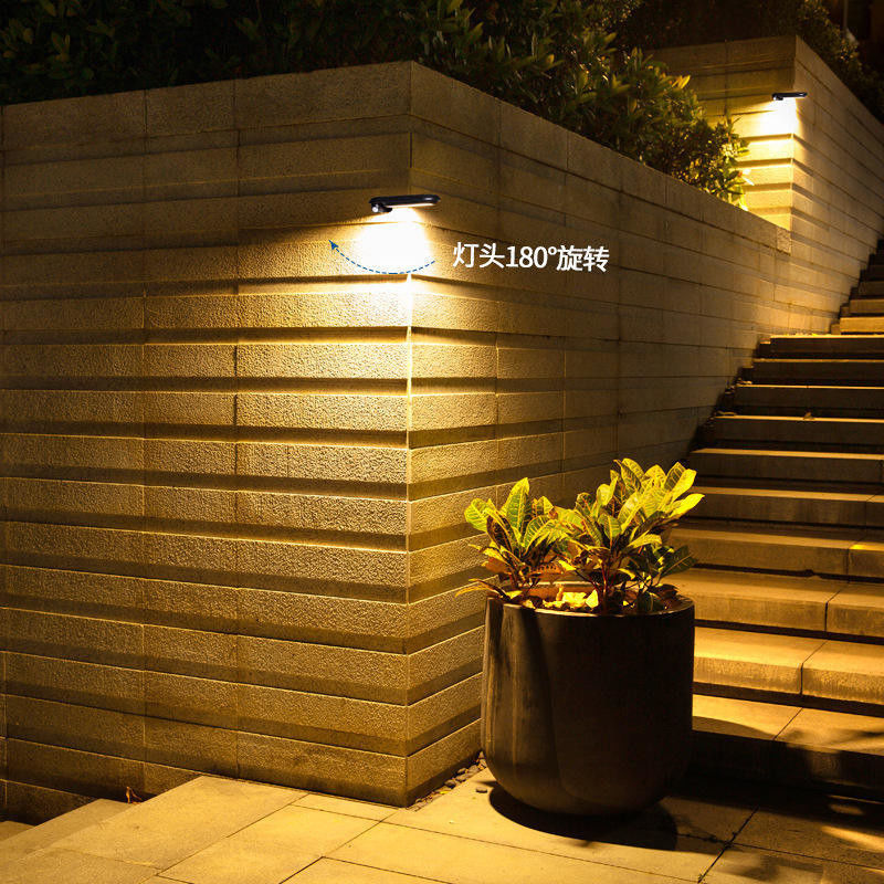 Temperatura de cor CCT Luz quente 3000K LED Iluminação de jardim Iluminação solar exterior