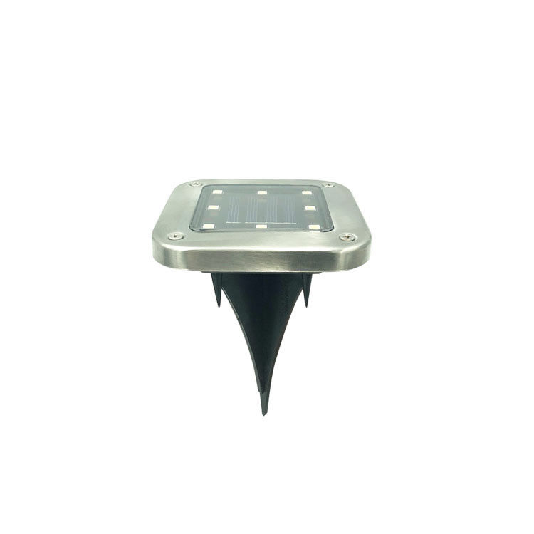 1- Luz solar de alumínio exterior para jardim de gramado