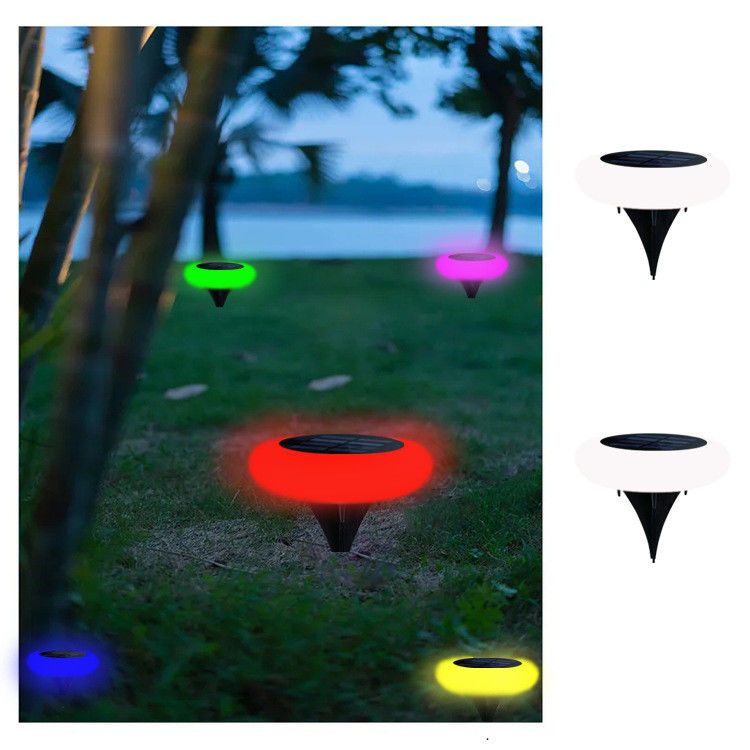 10000 Horas de Trabalho Solar RGB Iluminação de Paisagem de gramado para decoração de quintal ao ar livre