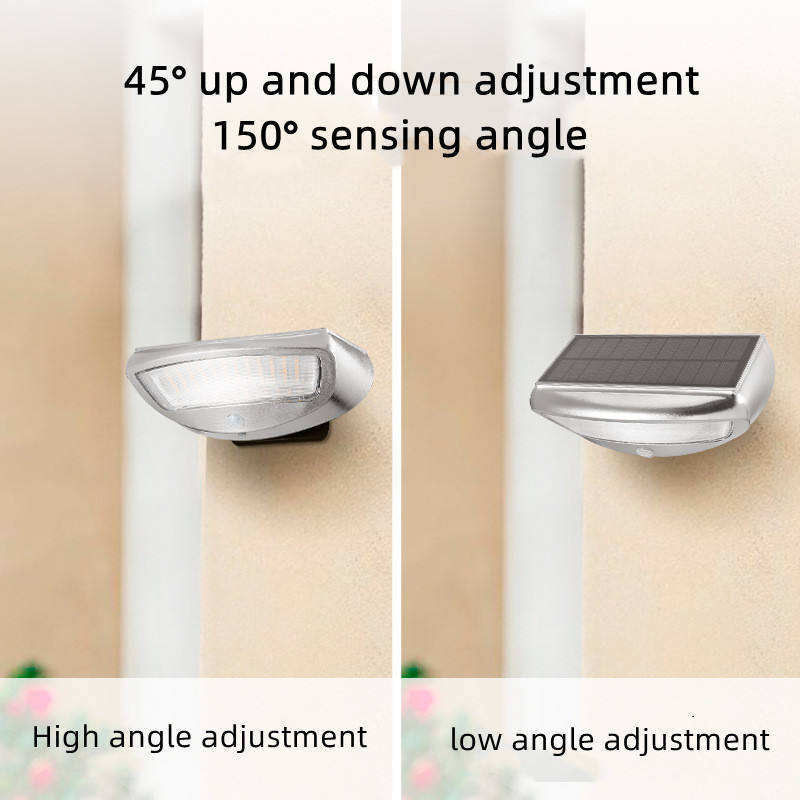 Moderna luz de sensor de movimento solar LED luz solar de parede com índice de renderização de cores Ra 85
