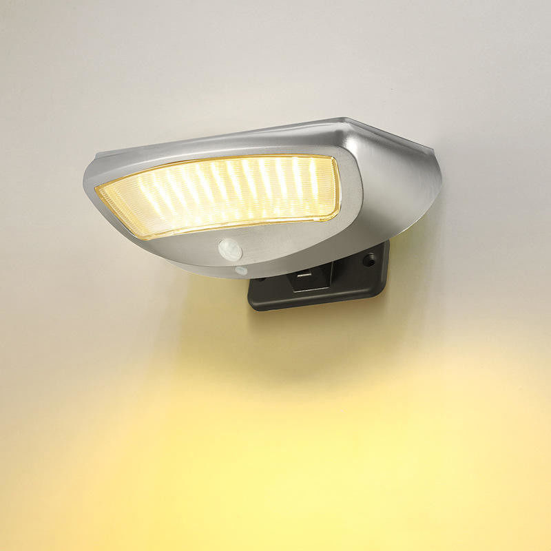 Moderna luz de sensor de movimento solar LED luz solar de parede com índice de renderização de cores Ra 85