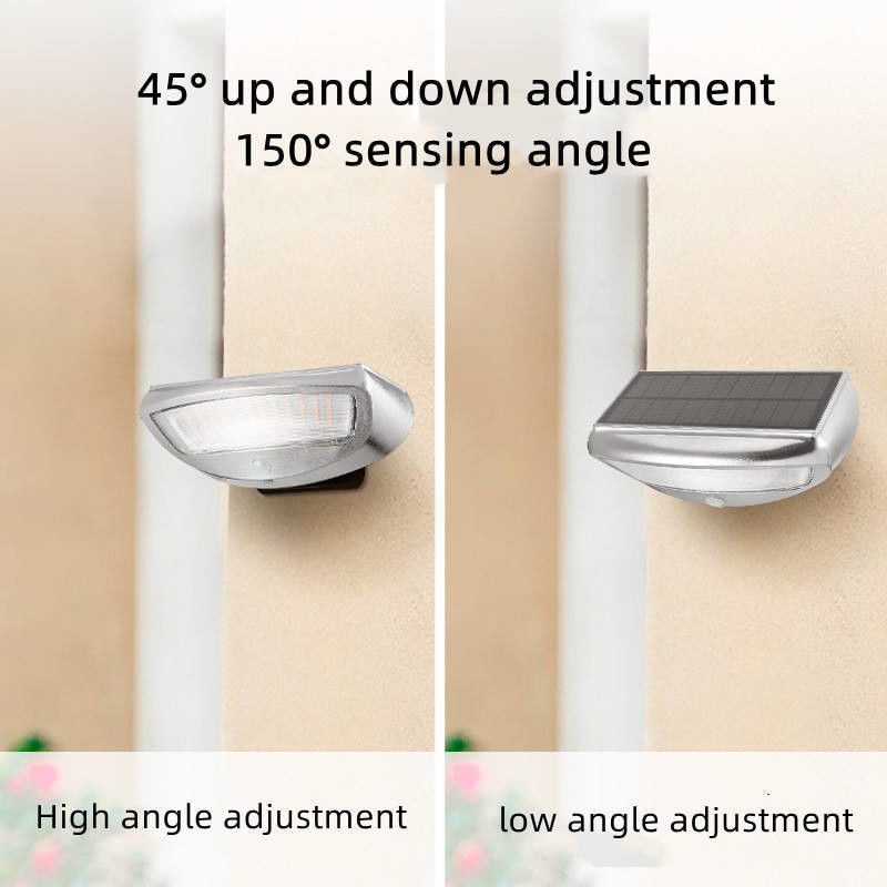 Moderna luz de sensor de movimento solar LED luz solar de parede com índice de renderização de cores Ra 85