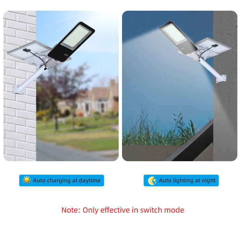 80 Ra 50w 100w 150w Lâmpada de Estrada Integrada de Exterior All In One Led Solar Street Light Impermeável