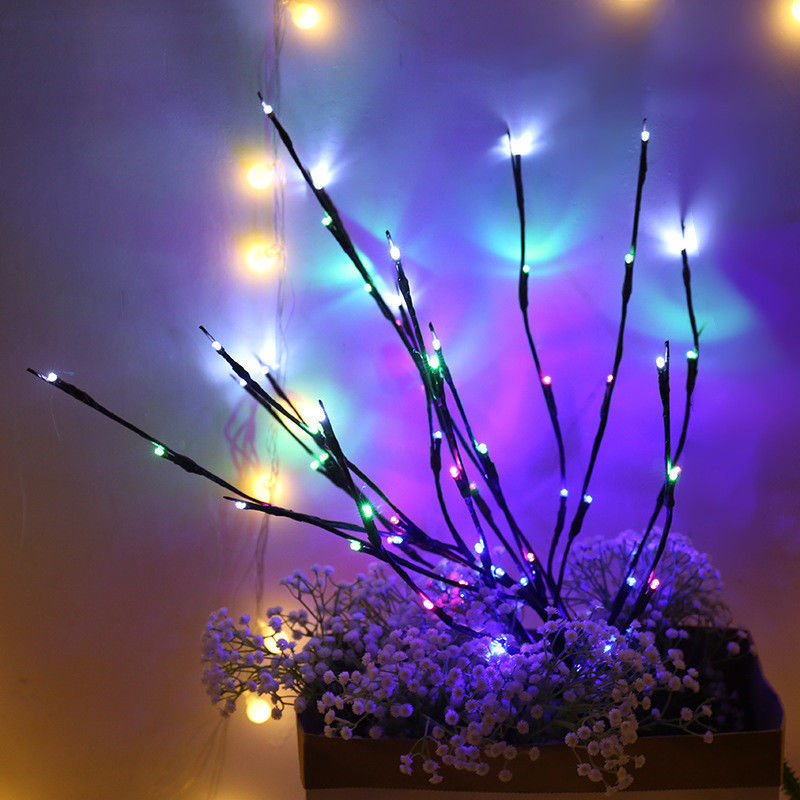 2000lm LED simulação de luzes de árvore para decoração de quarto criativo nas férias de Natal