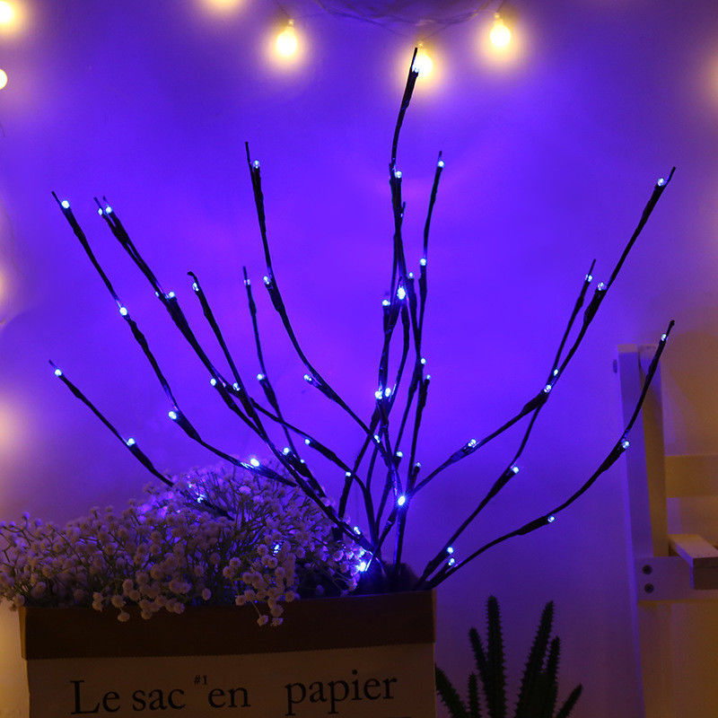 2000lm LED simulação de luzes de árvore para decoração de quarto criativo nas férias de Natal