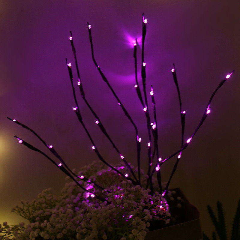 2000lm LED simulação de luzes de árvore para decoração de quarto criativo nas férias de Natal