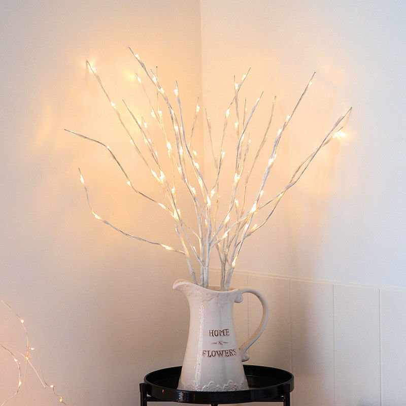 2000lm LED simulação de luzes de árvore para decoração de quarto criativo nas férias de Natal
