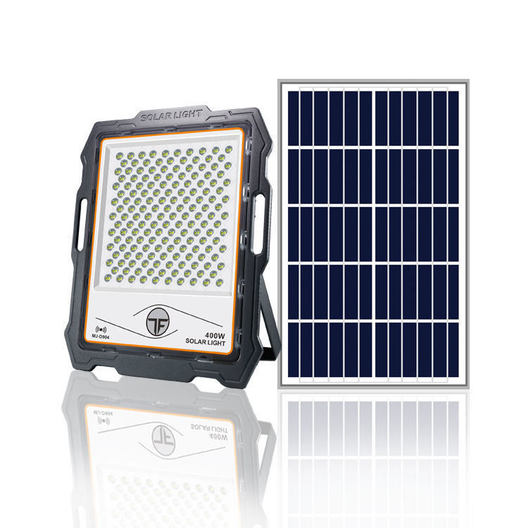 Lâmpada de rua solar LED de controlo remoto com CRI elevado Ra 80 e suporte de atenuador