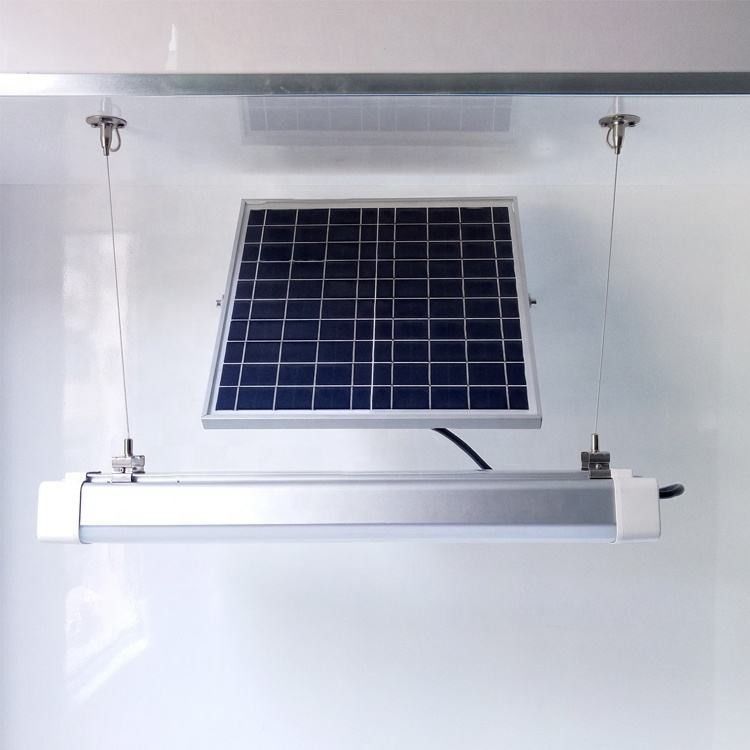 180° Ângulo de luz 3000LM Alta eficiência luminosa Luz triproof solar para estacionamento