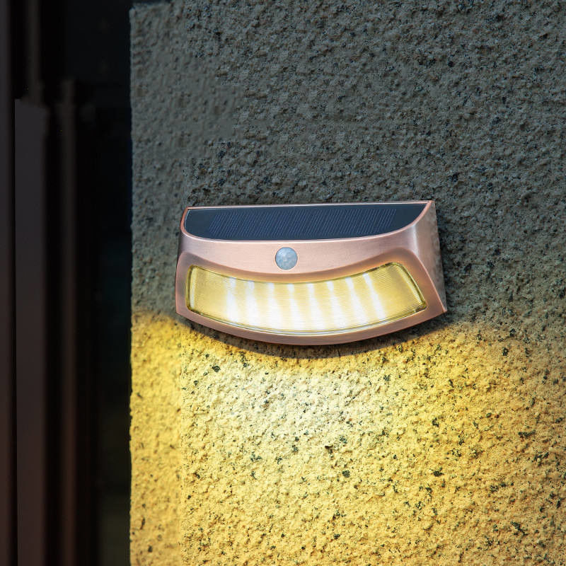 Lâmpada de sorriso para jardim com indução do corpo humano