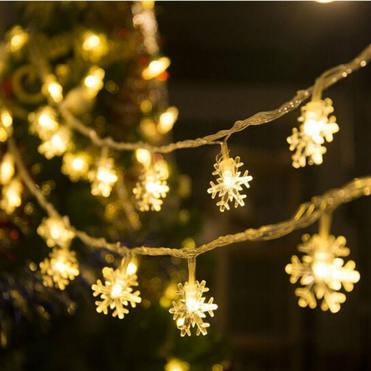 Decorações de Natal 1KG Bateria Acionada Star Light Cordel Lâmpadas de Fada para Festive