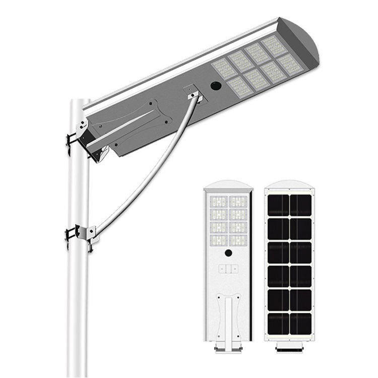 ROAD High Lumen 50W 60W 80W 100W Outdoor Integrado All In One Led Solar Street Light