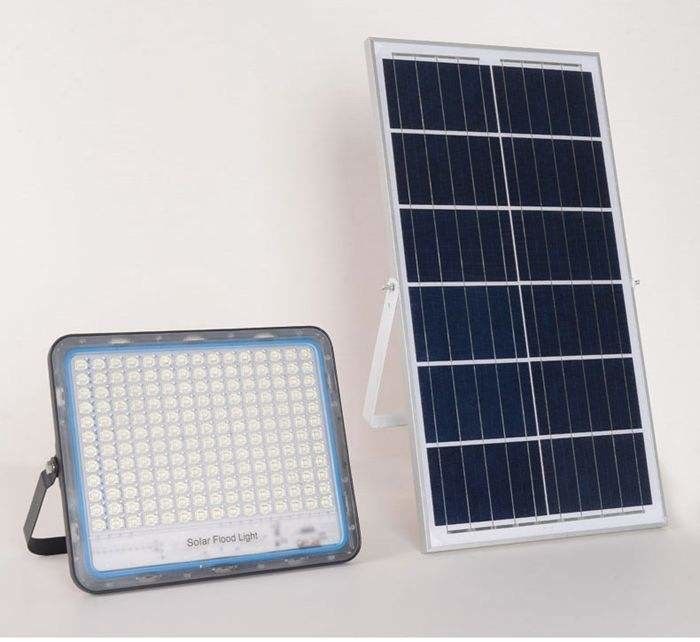 2- 100w Solar LED Inundação luz exterior 12V 3000mA Ip65 Iluminação de estádio à prova d'água