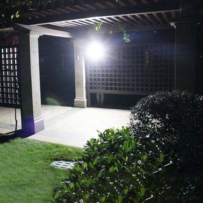 2- 100w Solar LED Inundação luz exterior 12V 3000mA Ip65 Iluminação de estádio à prova d'água