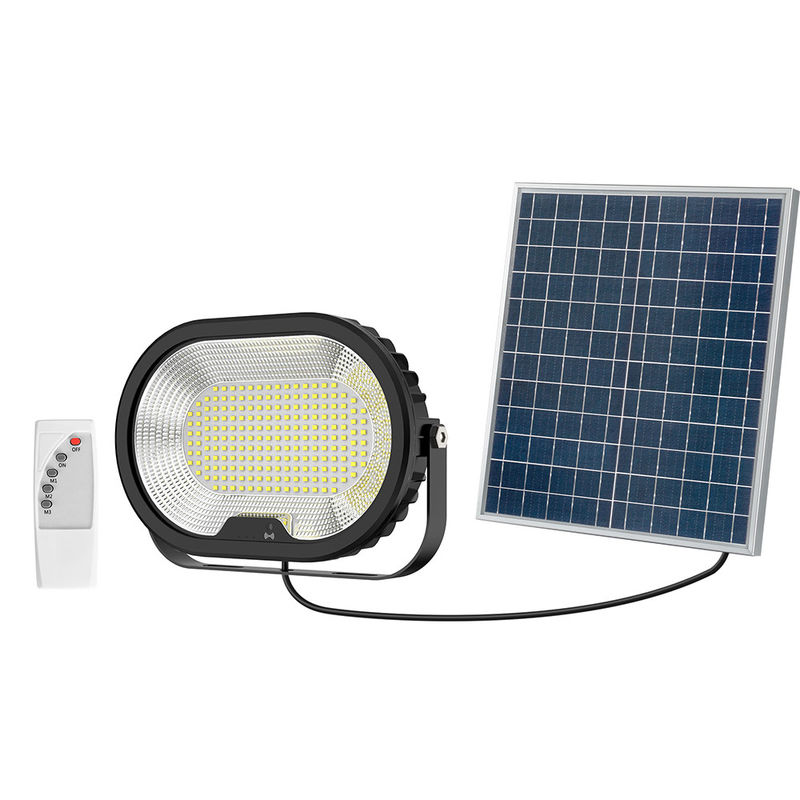 Lâmpada de inundação solar à prova d'água para segurança ativada por movimento