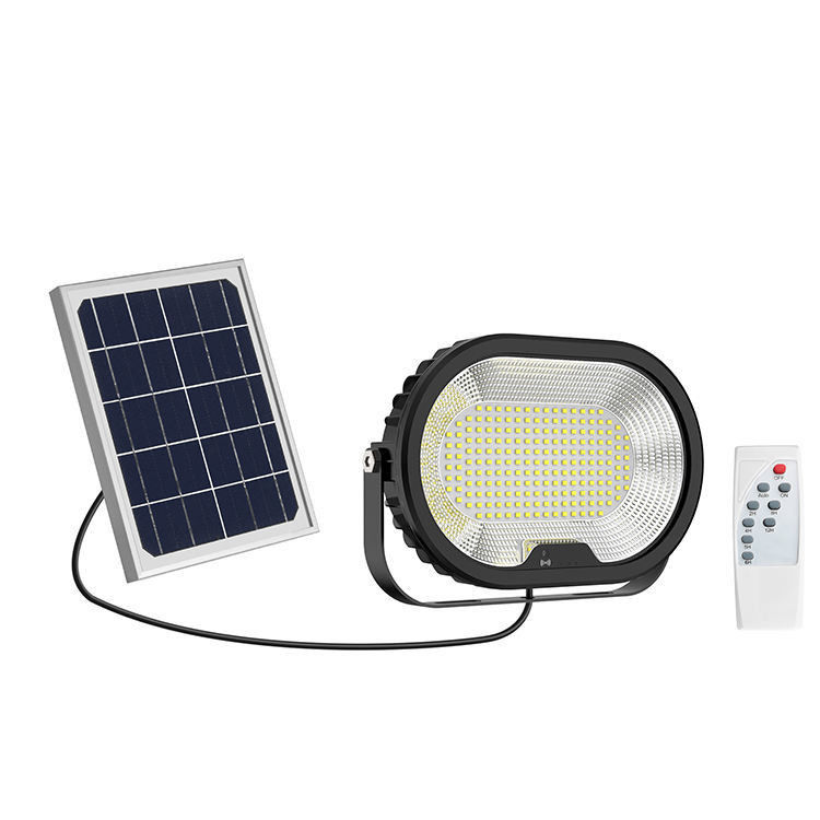 Lâmpada de inundação solar à prova d'água para segurança ativada por movimento
