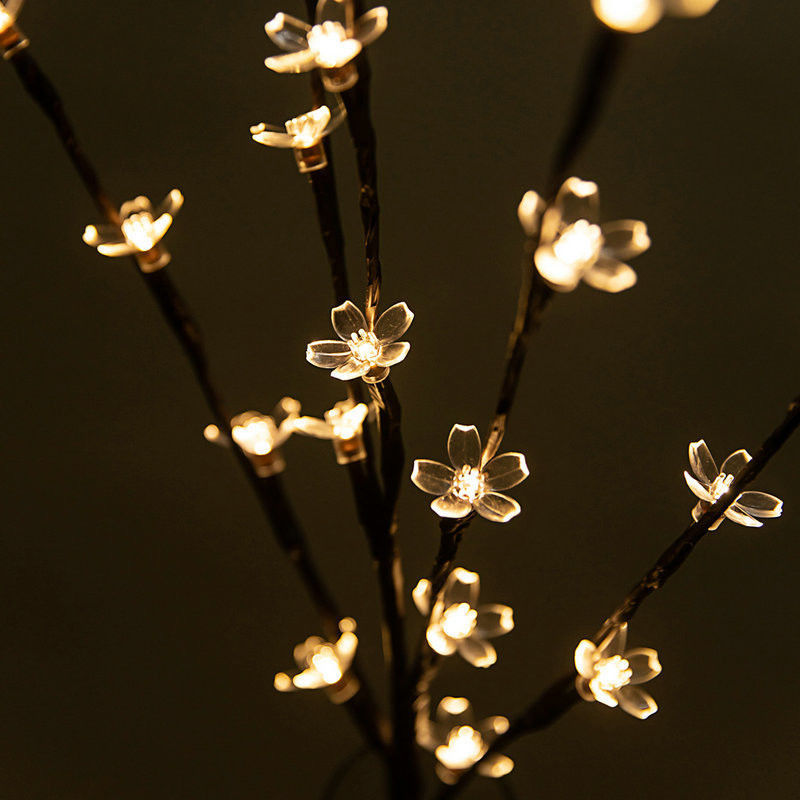 20LEDs Flor de cereja Flor de árvore Luz LED Lâmpada à prova d'água IP 42 comprimento como mostra