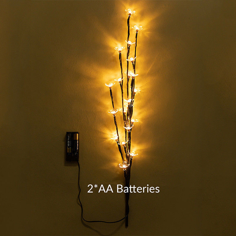 20LEDs Flor de cereja Flor de árvore Luz LED Lâmpada à prova d'água IP 42 comprimento como mostra