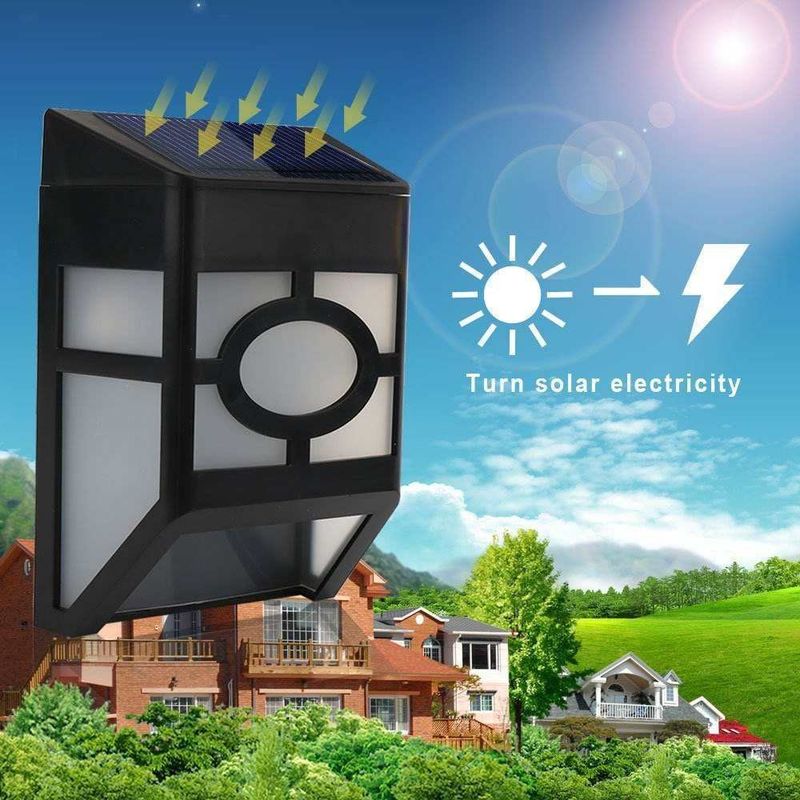 Lâmpada Eficiência luminosa lm/w 90 Luz solar sem fio exterior para parede, varanda, jardim