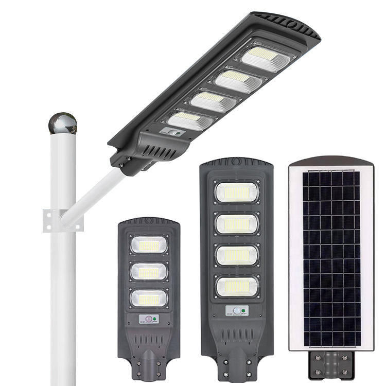 Lâmpadas de rua solares de 50-300W de alta potência de indução de luz para iluminação de estradas e jardins