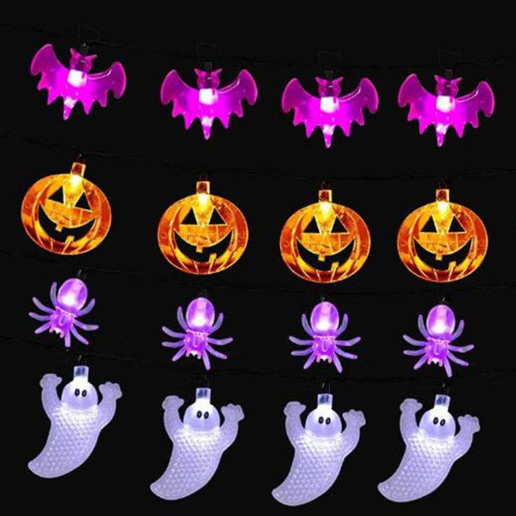 Decoração de Halloween Luzes de corda com bateria Estilo de moda 10000 Horas de trabalho