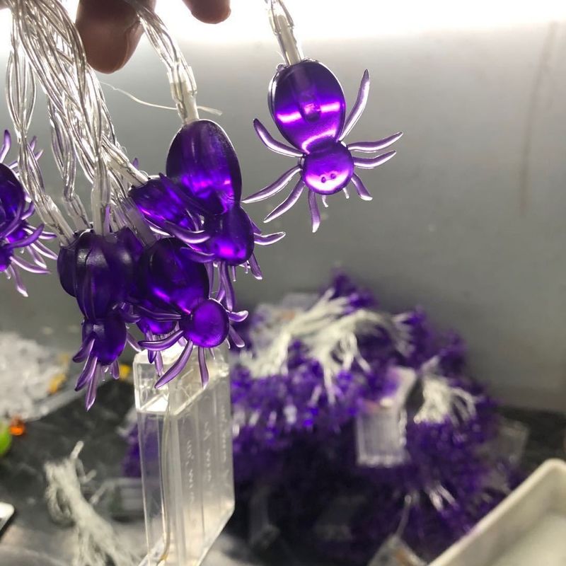 Decoração de Halloween Luzes de corda com bateria Estilo de moda 10000 Horas de trabalho
