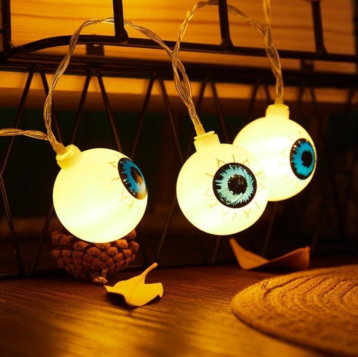 Decoração de Halloween Luzes de corda com bateria Estilo de moda 10000 Horas de trabalho
