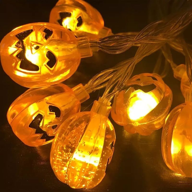 Decoração de Halloween Luzes de corda com bateria Estilo de moda 10000 Horas de trabalho