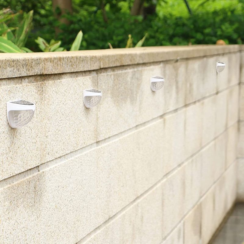 Opções de cores claras Luzes de degrau para deck vedação pátio pátio parede piscina escada de degrau bola