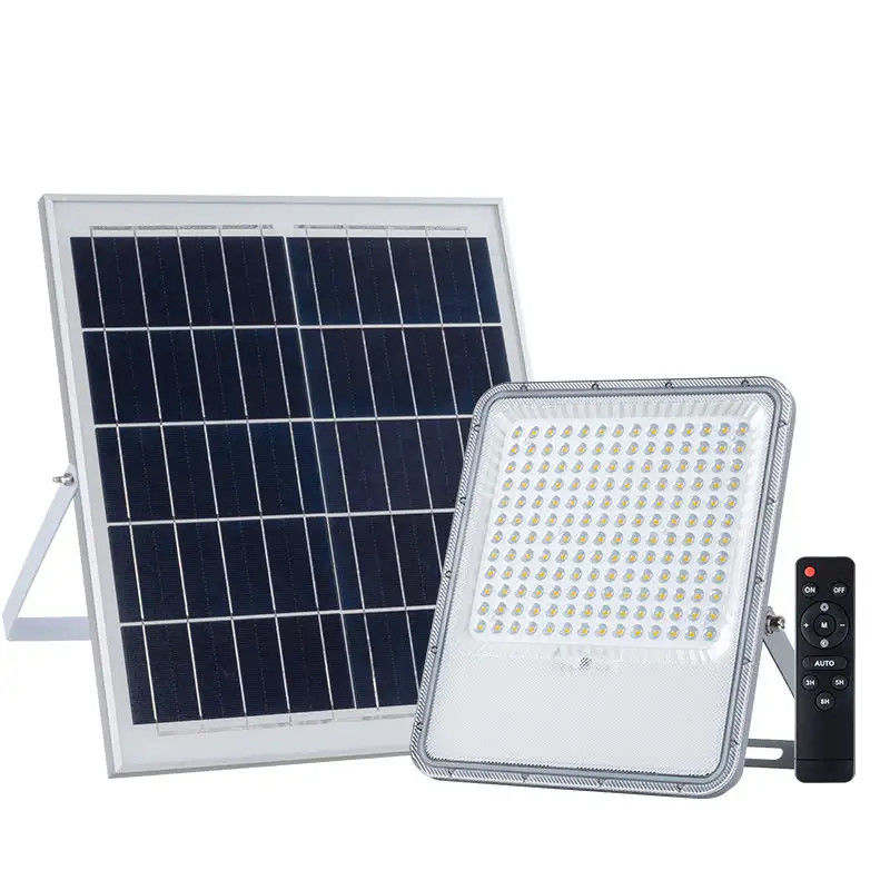 Lâmpada de inundação solar de 100w 200w 300w LED para iluminação estável e consistente