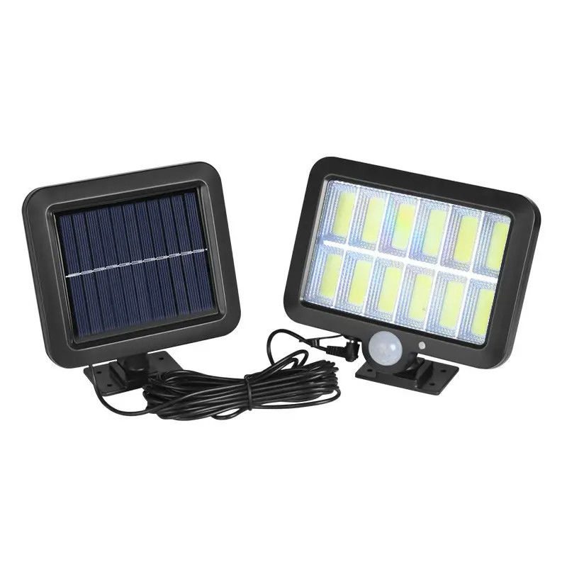 Lâmpada de emergência de acampamento portátil solar recarregável para exteriores, grau IP65 e material ABS