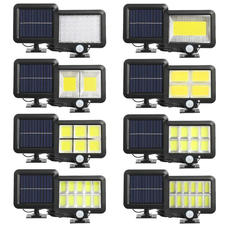 Lâmpada de emergência de acampamento portátil solar recarregável para exteriores, grau IP65 e material ABS